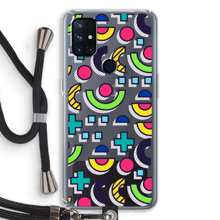 8-bit N°6: OnePlus Nord N10 5G Transparant Hoesje met koord