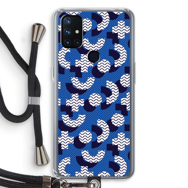 8-bit N°5: OnePlus Nord N10 5G Transparant Hoesje met koord