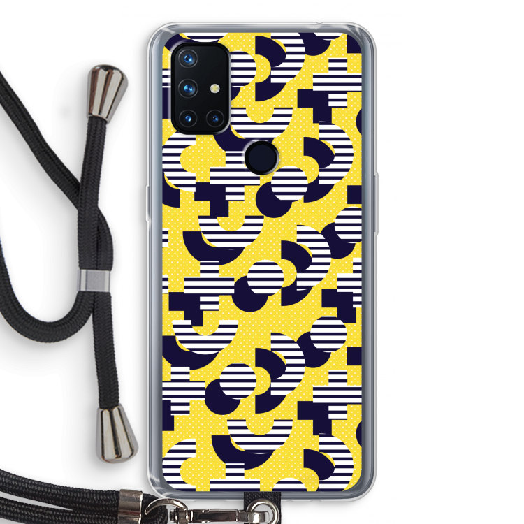 8-bit N°3: OnePlus Nord N10 5G Transparant Hoesje met koord