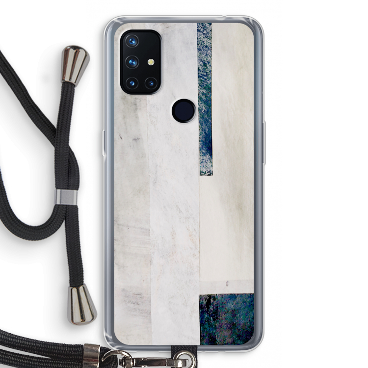 Meet you there: OnePlus Nord N10 5G Transparant Hoesje met koord