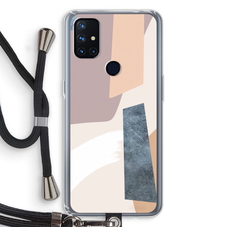 Luca: OnePlus Nord N10 5G Transparant Hoesje met koord