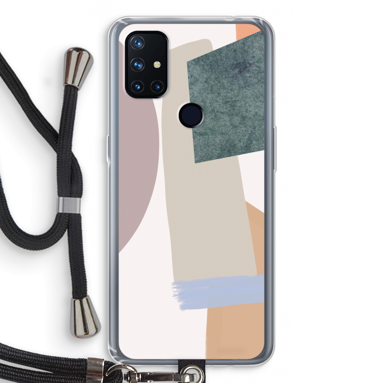 Lindo: OnePlus Nord N10 5G Transparant Hoesje met koord