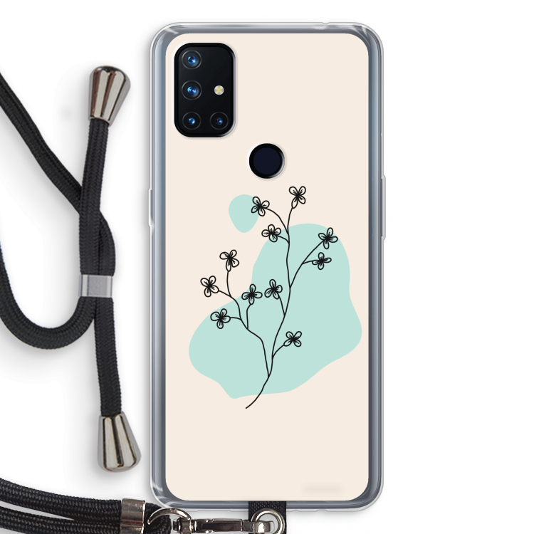 Love your petals: OnePlus Nord N10 5G Transparant Hoesje met koord