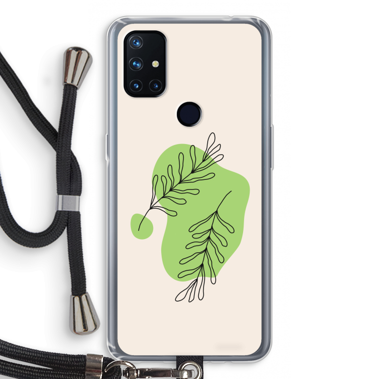 Beleaf in you: OnePlus Nord N10 5G Transparant Hoesje met koord