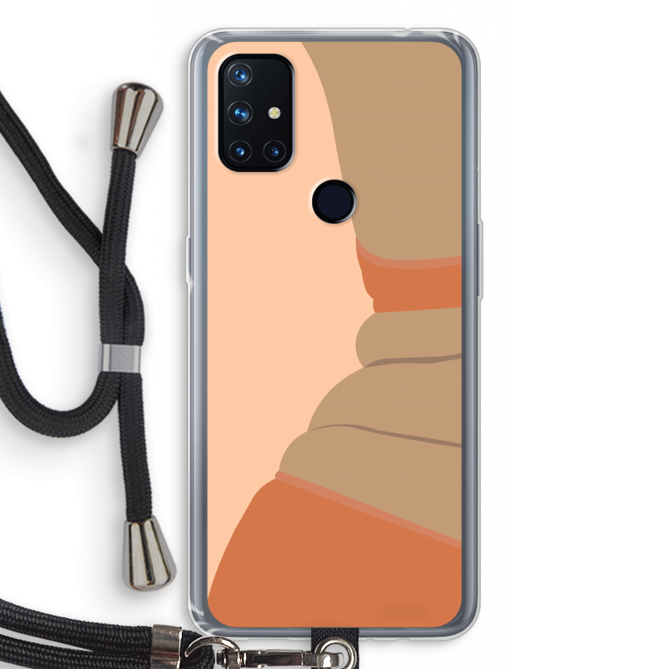 Bikini: OnePlus Nord N10 5G Transparant Hoesje met koord
