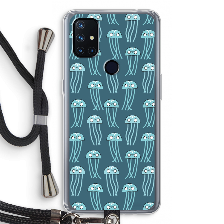 Kwallie: OnePlus Nord N10 5G Transparant Hoesje met koord