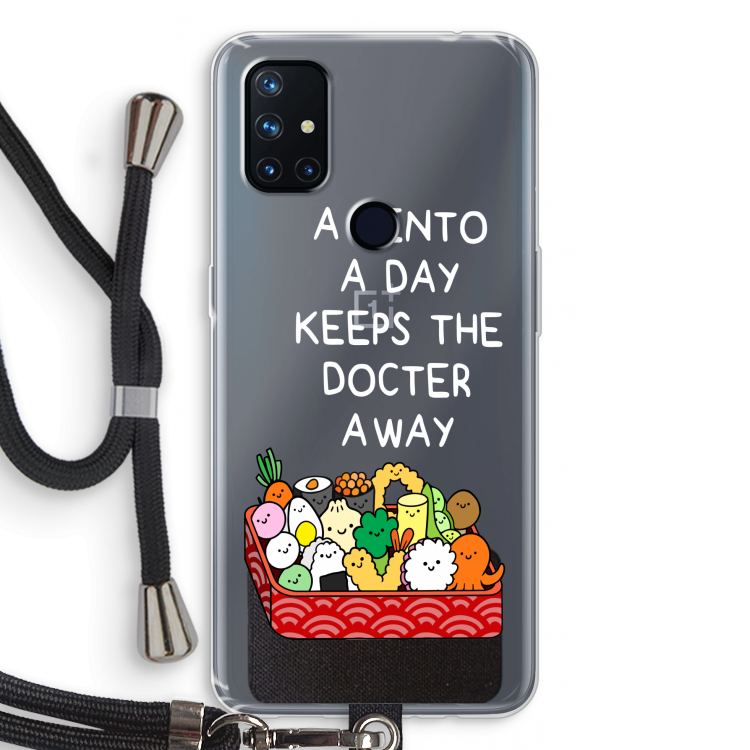 Bento a day: OnePlus Nord N10 5G Transparant Hoesje met koord