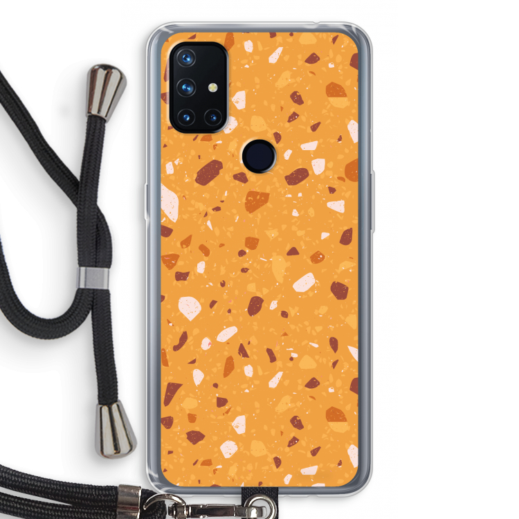 Terrazzo N°24: OnePlus Nord N10 5G Transparant Hoesje met koord