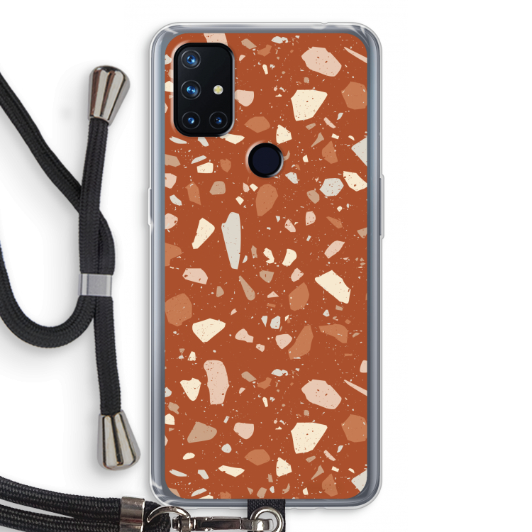 Terrazzo N°22: OnePlus Nord N10 5G Transparant Hoesje met koord