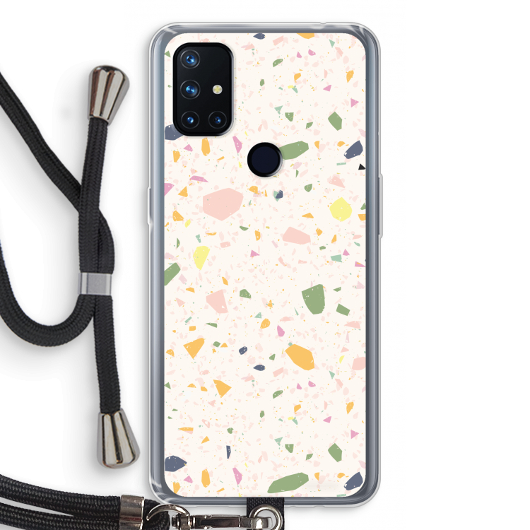 Terrazzo N°21: OnePlus Nord N10 5G Transparant Hoesje met koord