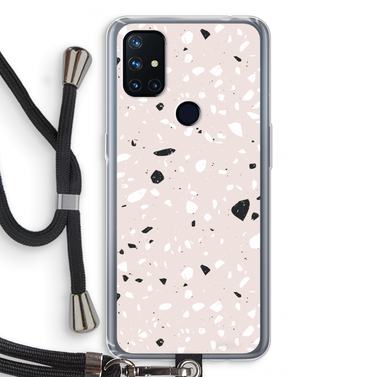 Terrazzo N°20: OnePlus Nord N10 5G Transparant Hoesje met koord