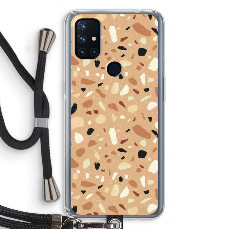 Terrazzo N°17: OnePlus Nord N10 5G Transparant Hoesje met koord
