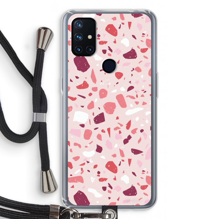 Terrazzo N°15: OnePlus Nord N10 5G Transparant Hoesje met koord