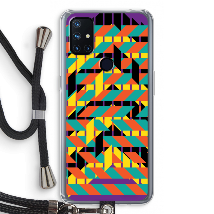 Skew Bee 2: OnePlus Nord N10 5G Transparant Hoesje met koord