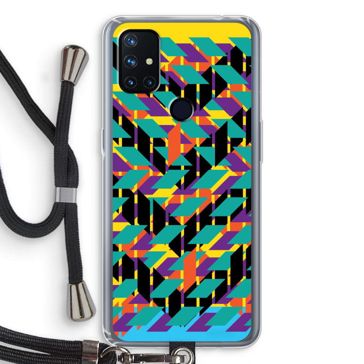 Skew Bee 1: OnePlus Nord N10 5G Transparant Hoesje met koord