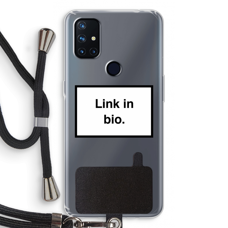 Link in bio: OnePlus Nord N10 5G Transparant Hoesje met koord