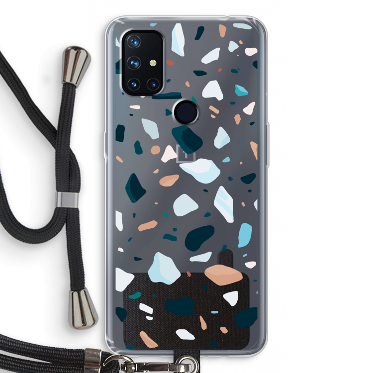 Terrazzo N°13: OnePlus Nord N10 5G Transparant Hoesje met koord