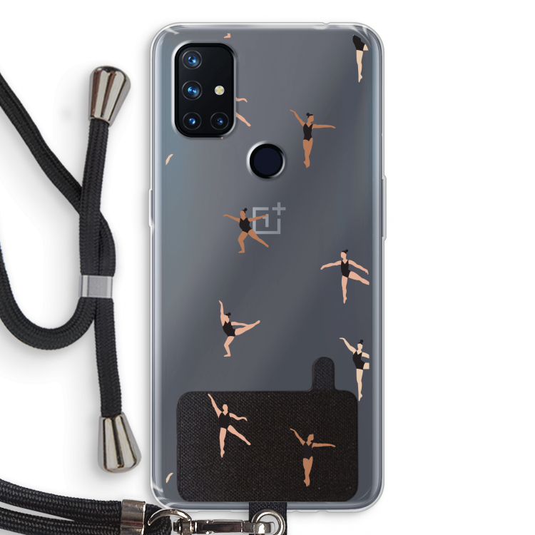 Dancing #1: OnePlus Nord N10 5G Transparant Hoesje met koord