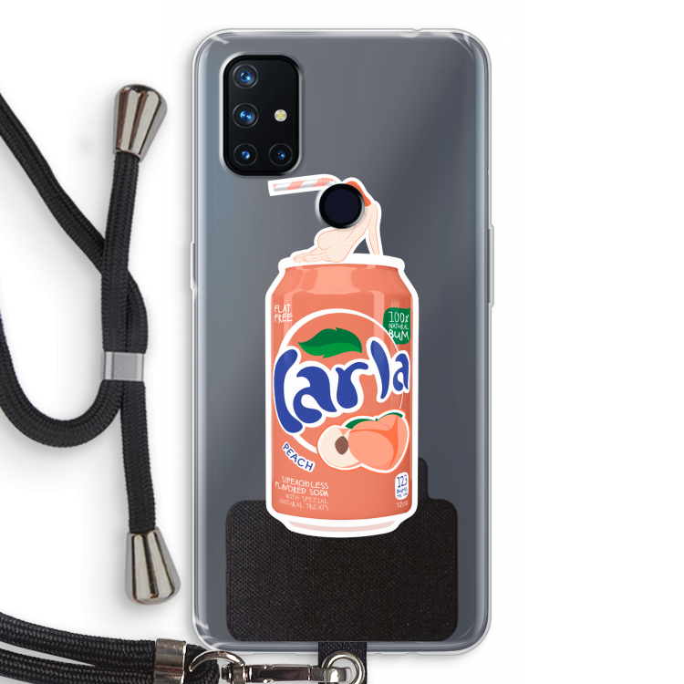 S(peach)less: OnePlus Nord N10 5G Transparant Hoesje met koord