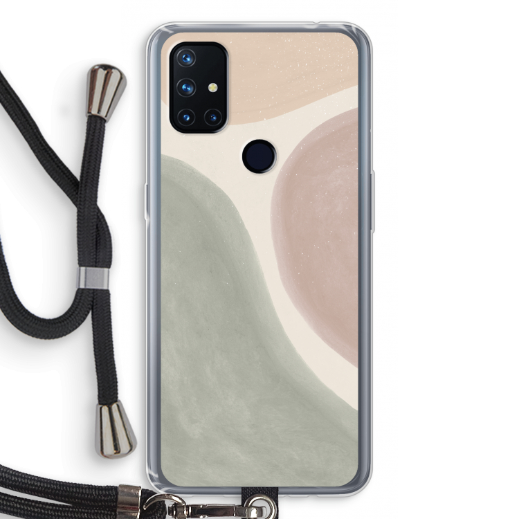Geo #6: OnePlus Nord N10 5G Transparant Hoesje met koord