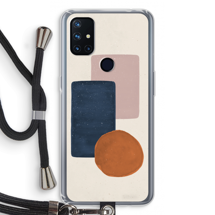 Geo #3: OnePlus Nord N10 5G Transparant Hoesje met koord