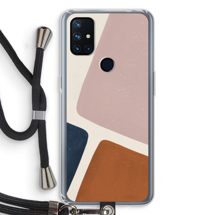 Geo #2: OnePlus Nord N10 5G Transparant Hoesje met koord