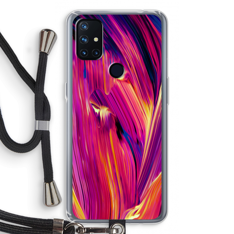 Phoenix: OnePlus Nord N10 5G Transparant Hoesje met koord