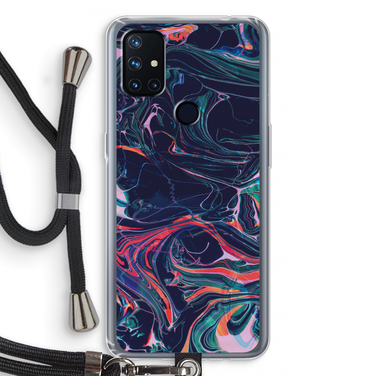 Light Years Beyond: OnePlus Nord N10 5G Transparant Hoesje met koord
