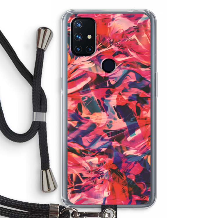 California: OnePlus Nord N10 5G Transparant Hoesje met koord
