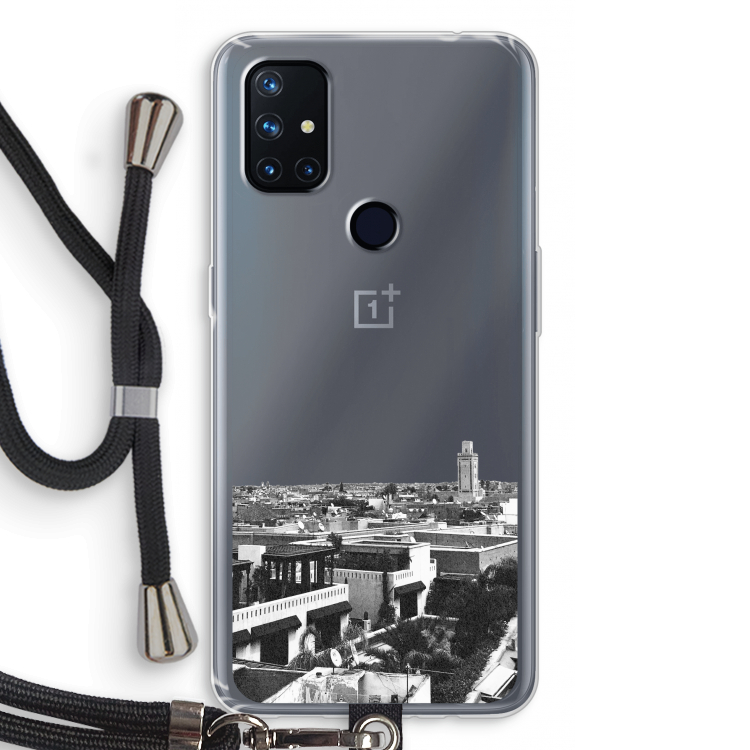 Marrakech Skyline : OnePlus Nord N10 5G Transparant Hoesje met koord