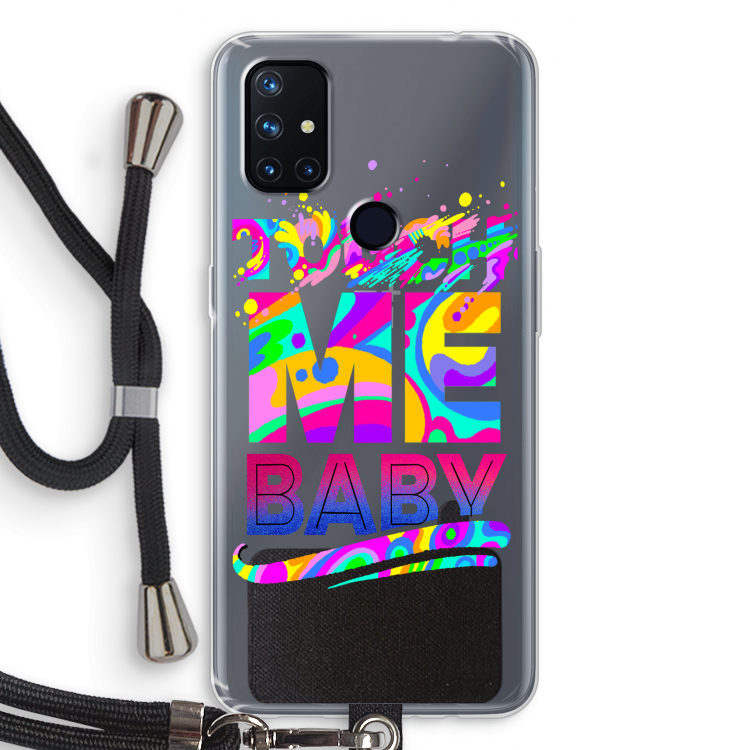 Touch Me: OnePlus Nord N10 5G Transparant Hoesje met koord