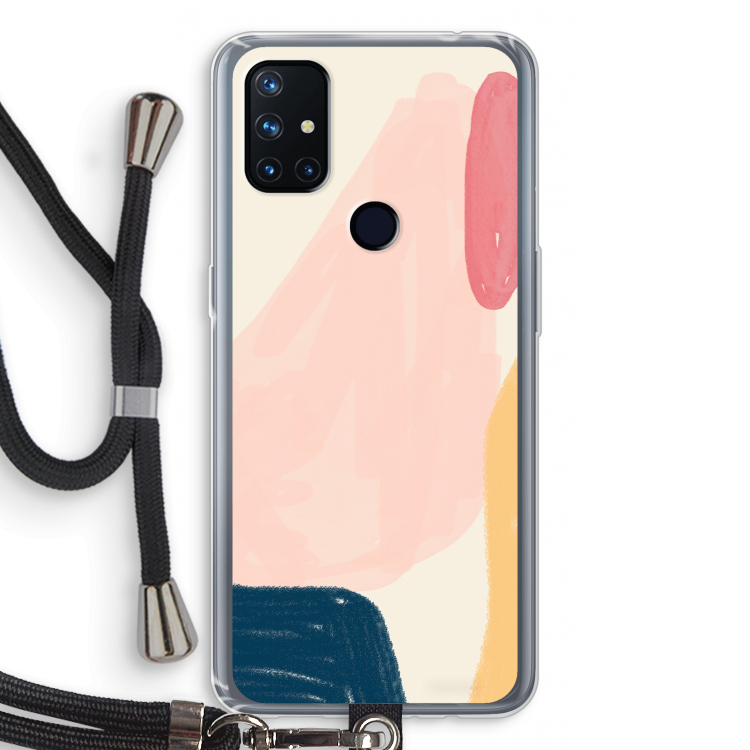 Saturday Flow: OnePlus Nord N10 5G Transparant Hoesje met koord
