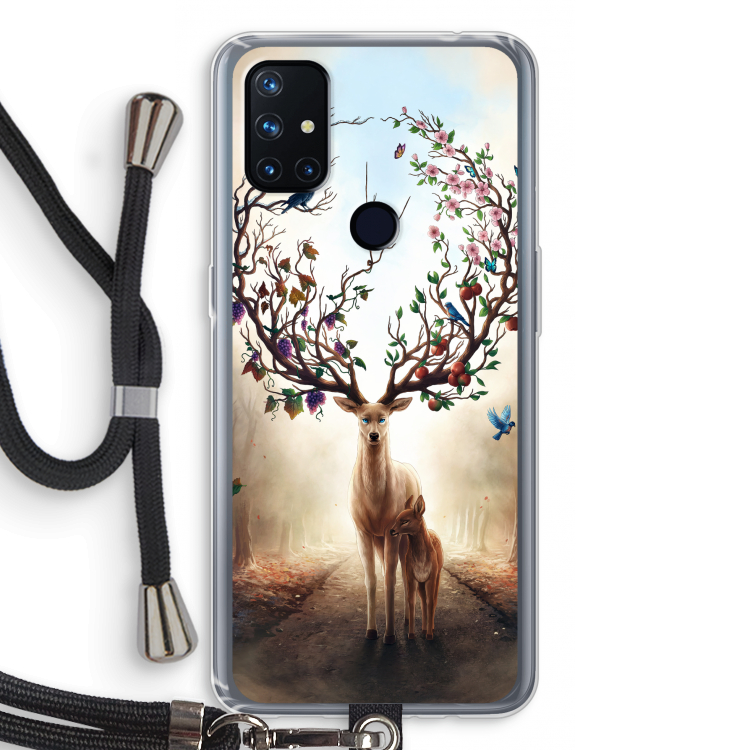 Seasons Change: OnePlus Nord N10 5G Transparant Hoesje met koord