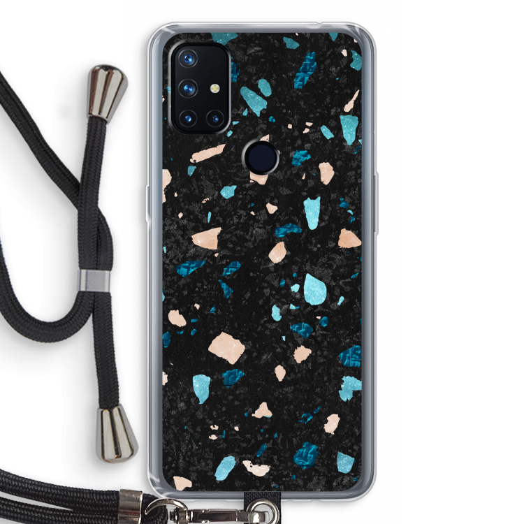 Terrazzo N°11: OnePlus Nord N10 5G Transparant Hoesje met koord