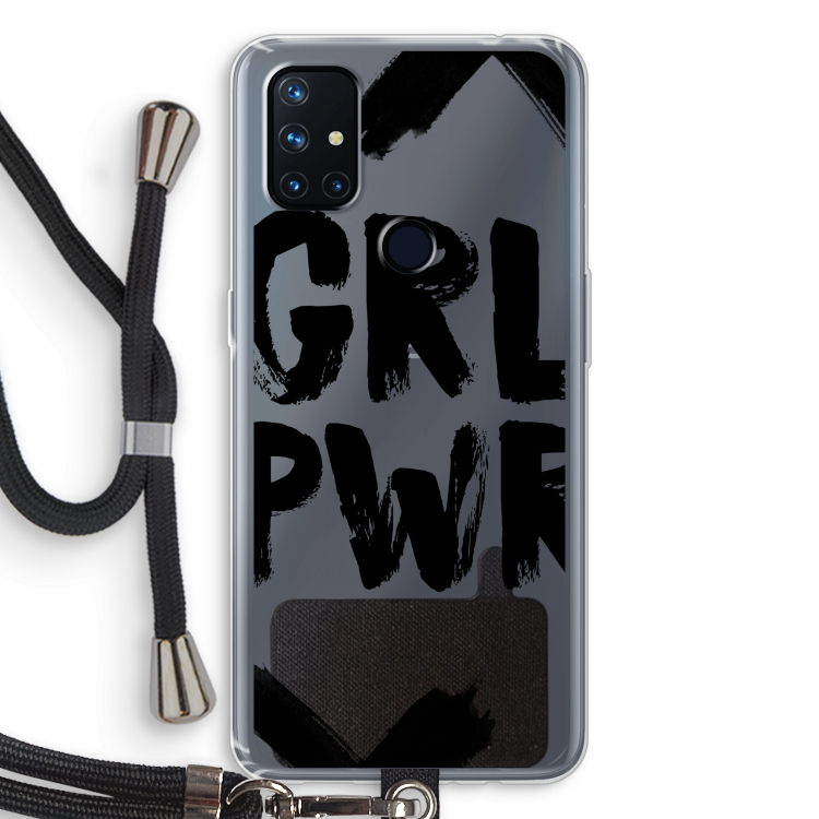 Girl Power #2: OnePlus Nord N10 5G Transparant Hoesje met koord