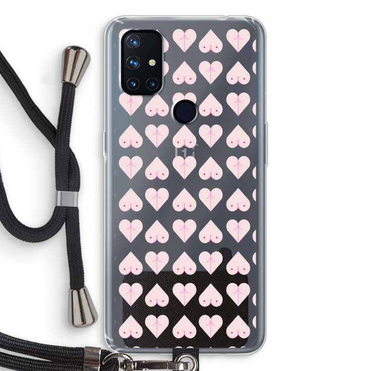 Ass 'n Titties: OnePlus Nord N10 5G Transparant Hoesje met koord