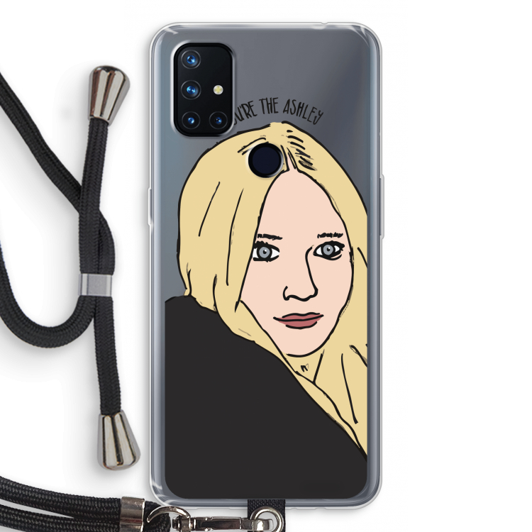 Ashley: OnePlus Nord N10 5G Transparant Hoesje met koord
