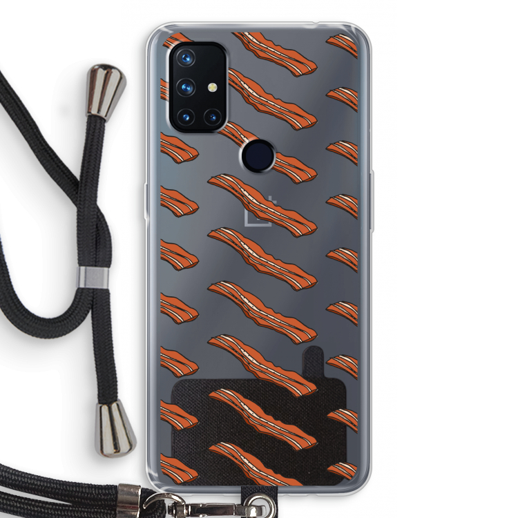 Bacon to my eggs #2: OnePlus Nord N10 5G Transparant Hoesje met koord