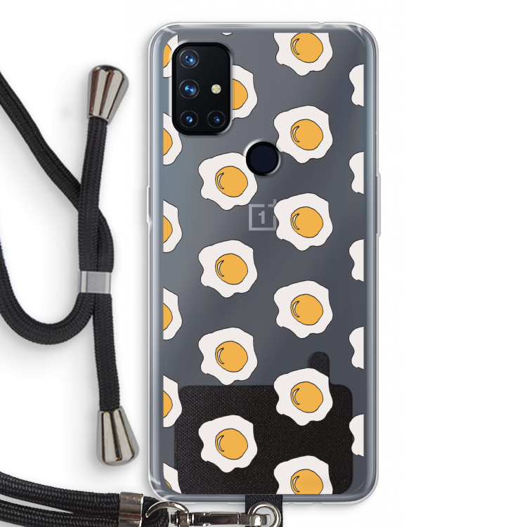 Bacon to my eggs #1: OnePlus Nord N10 5G Transparant Hoesje met koord