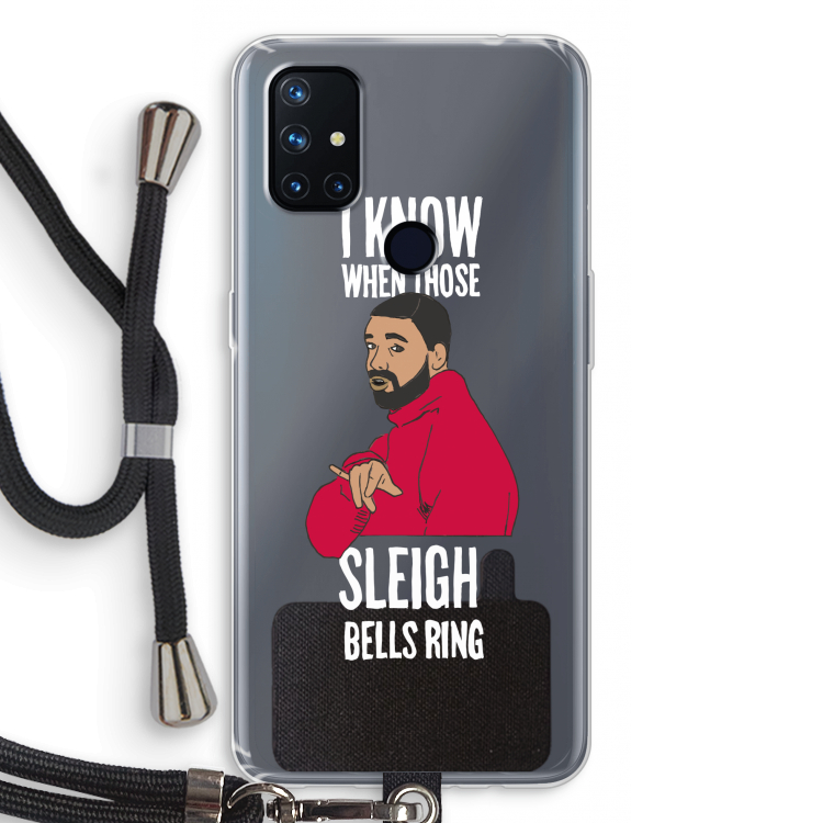 Sleigh Bells Ring: OnePlus Nord N10 5G Transparant Hoesje met koord