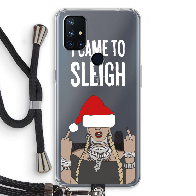 Came To Sleigh: OnePlus Nord N10 5G Transparant Hoesje met koord