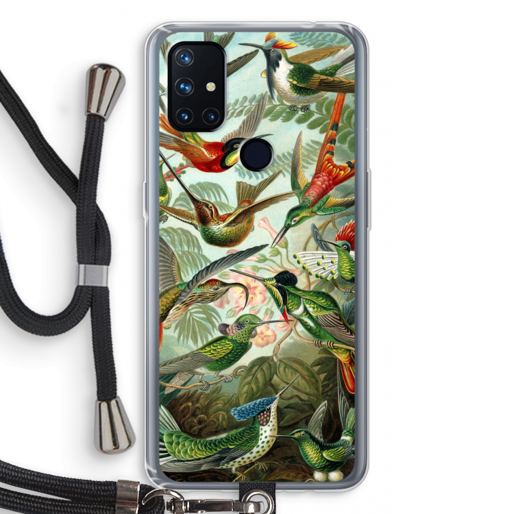 Haeckel Trochilidae: OnePlus Nord N10 5G Transparant Hoesje met koord