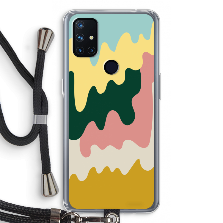 Baar B: OnePlus Nord N10 5G Transparant Hoesje met koord