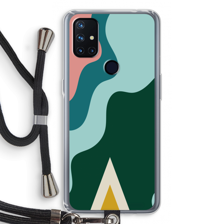 Noor B: OnePlus Nord N10 5G Transparant Hoesje met koord