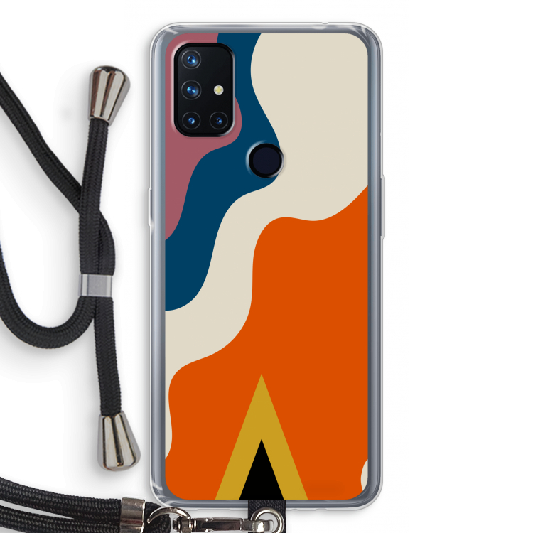 Noor A: OnePlus Nord N10 5G Transparant Hoesje met koord
