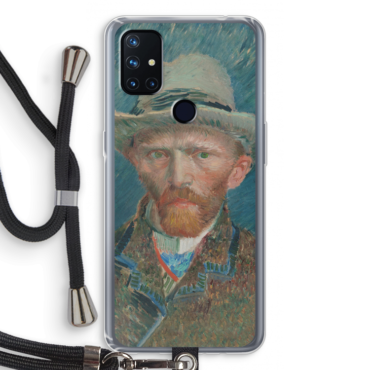 Van Gogh: OnePlus Nord N10 5G Transparant Hoesje met koord