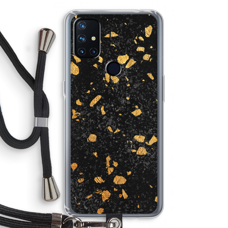 Terrazzo N°7: OnePlus Nord N10 5G Transparant Hoesje met koord
