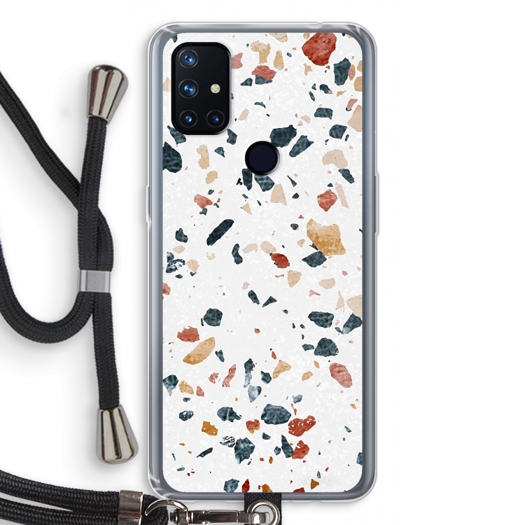Terrazzo N°4: OnePlus Nord N10 5G Transparant Hoesje met koord