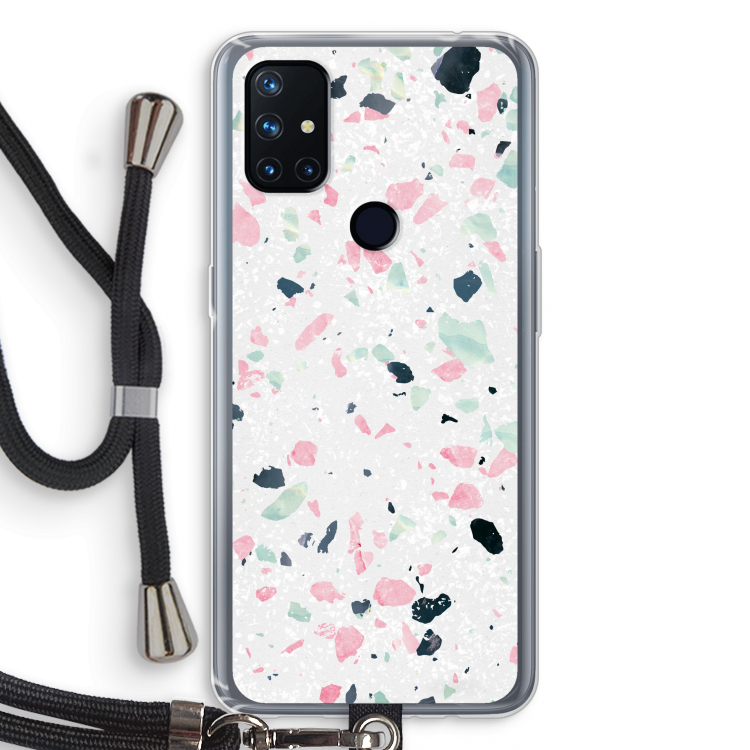 Terrazzo N°3: OnePlus Nord N10 5G Transparant Hoesje met koord