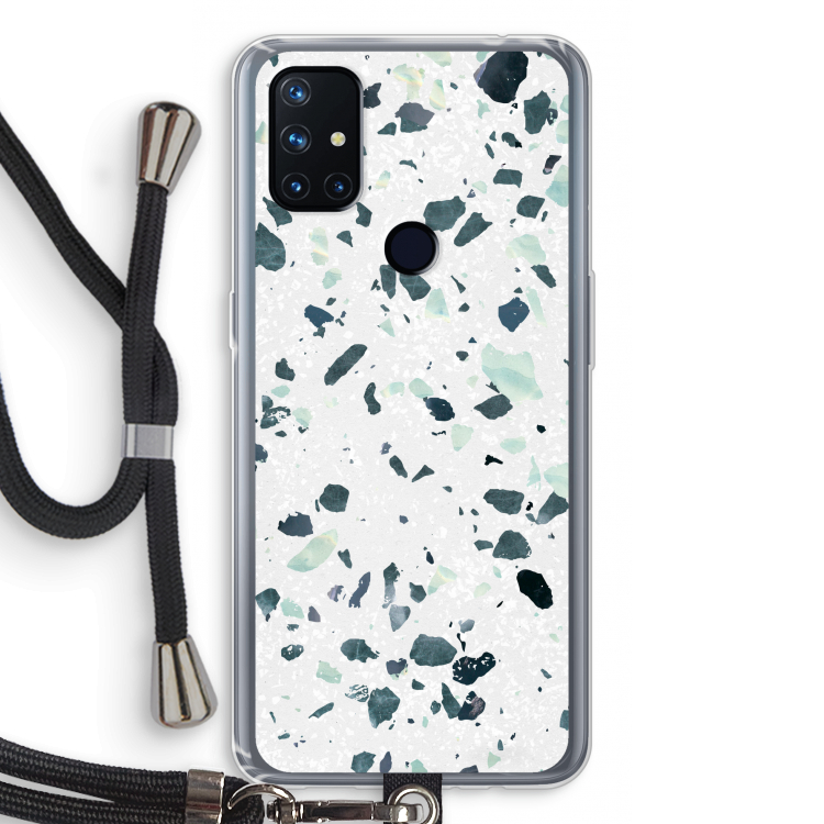 Terrazzo N°2: OnePlus Nord N10 5G Transparant Hoesje met koord